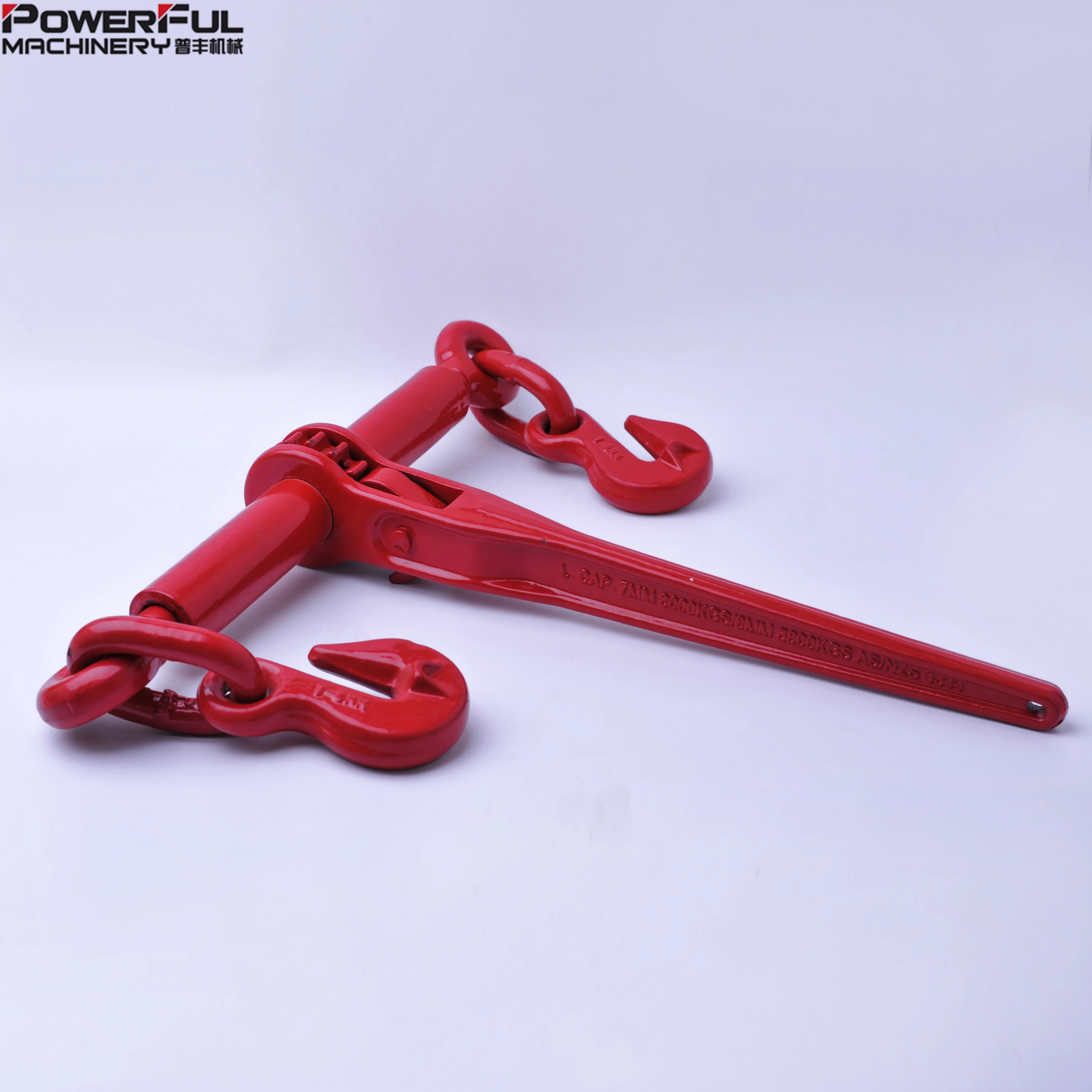 Forged and Casted Ratchet Type Load Binder with Chain