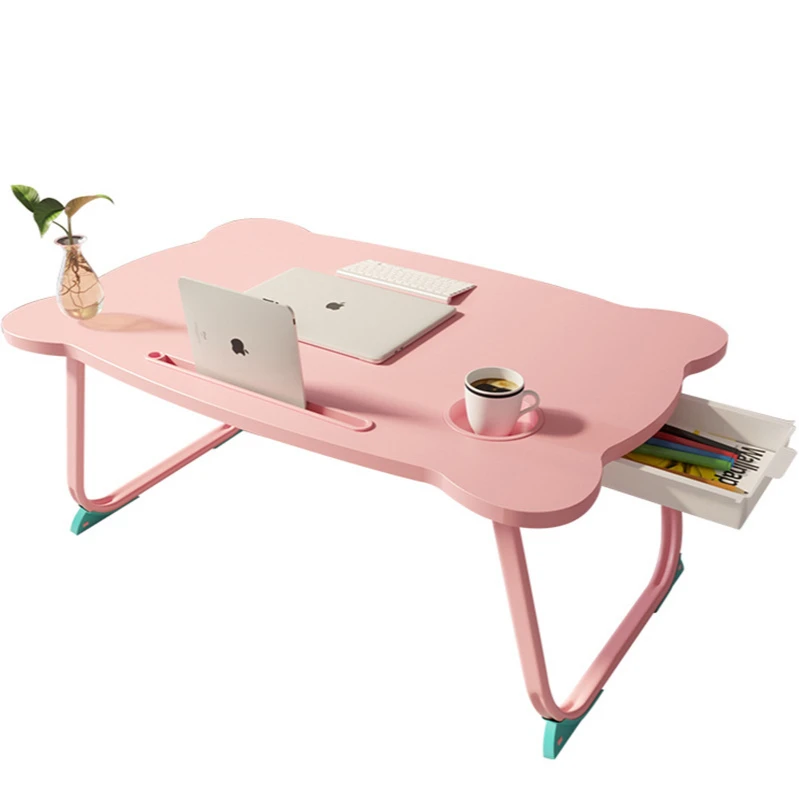 
Amazon hot-selling customizable bed table, home folding writing desk, simple computer desk in student dormitory 