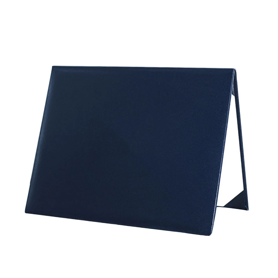 Colorful High Quality Smooth Leatherette Certificate Cover with Foil Stamping logo