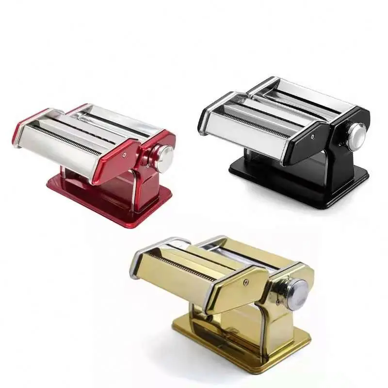 WONDERFUL High Quality Pasta Maker Machine Stainless Steel Pasta Roller Machine Manual Stainless Noodle Maker Machine