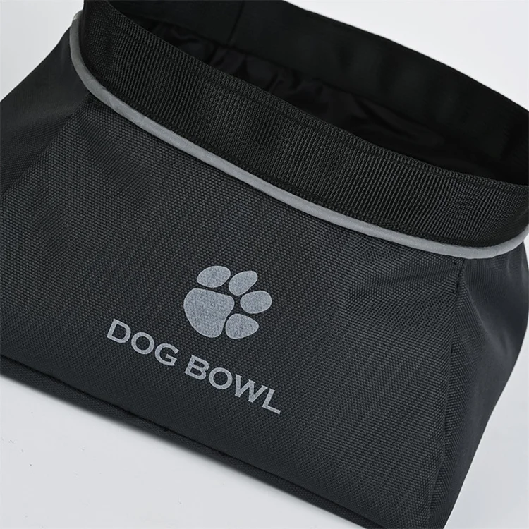 Collapsible Waterproof Dog Food Bowl Luxury Dog Water Bowl for Small Medium Large Dogs Portable Pet Hiking Accessories