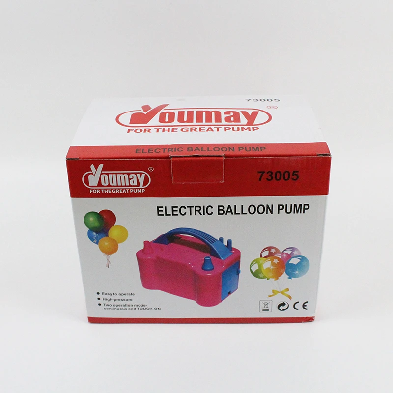 Portable double control balloon inflation pump air compressor European / American plug AC electric inflation tool