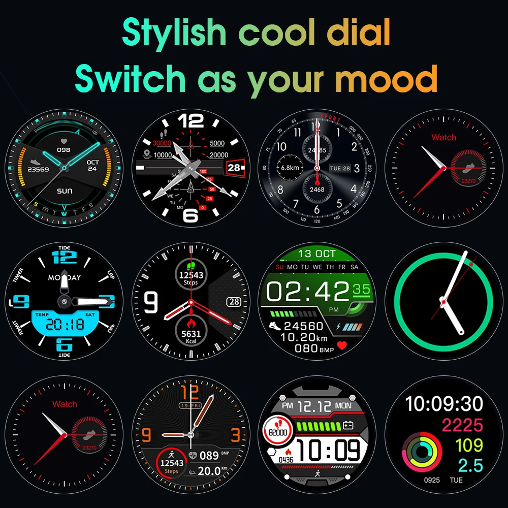 Luxury Blue tooth Smart Watch Speaker Call Heart Rate ECG Health Monitor Smartwatch