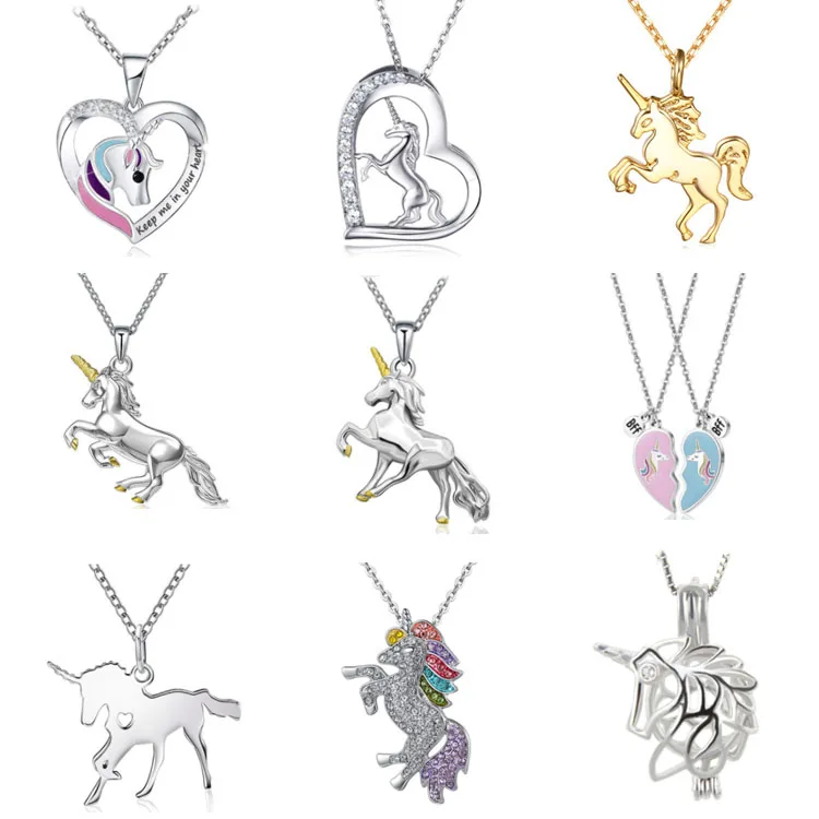 Opal Unicorn Earrings 925 Sterling Silver Stud Earrings For Kids Children