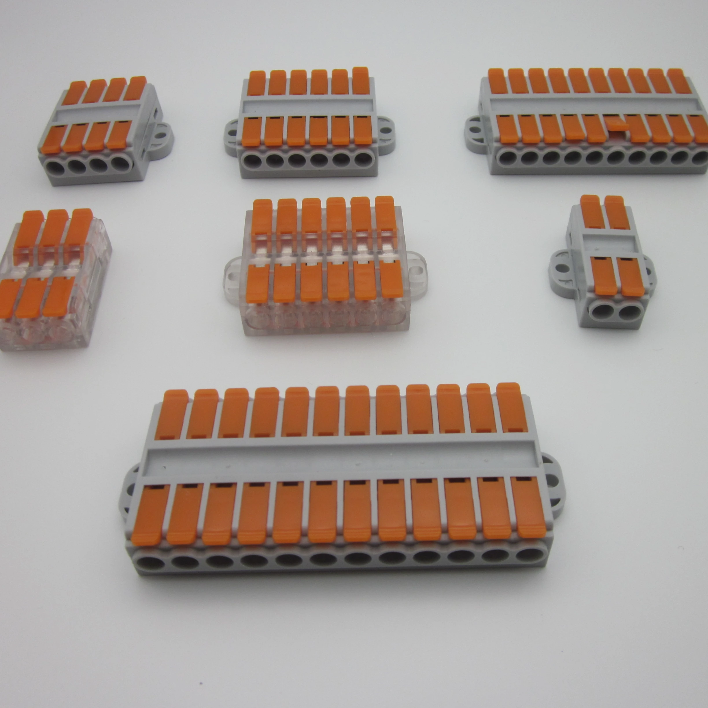 Terminal Block with lever AWG 28-12   222-415  226   6 mm   Wiring Connector 5 pin Conductor spring