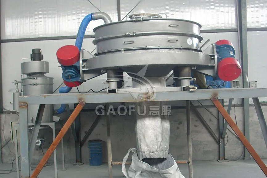Gaofu low noise durable dual motors vibrating sifter high accuracy automatic straight sieve for metal powder