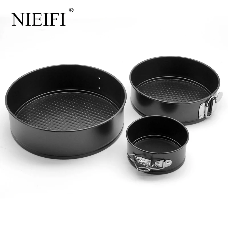 
Home use Baking Tray Size 4' 7' 9' 10' Round non-stick Carbon Steel Cheesecake Springform Pan 