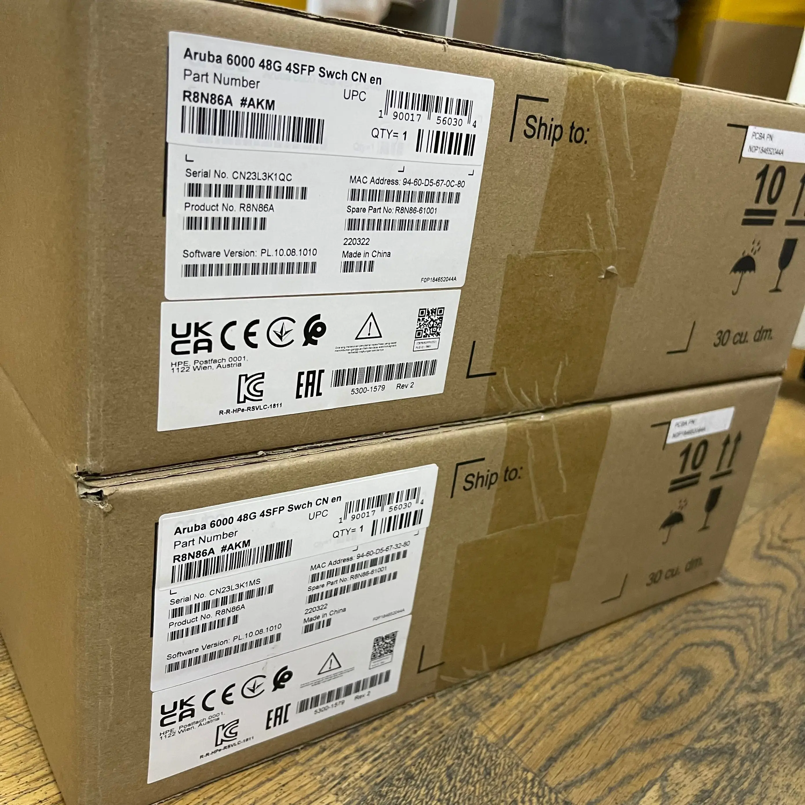 Оригинальный беспроводной клиентский мост J9835A Aruba 501 готов к отправке