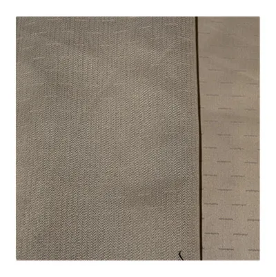 blackout home deco sateen woven polyester black yarn fabric with waterfall effect for curtain