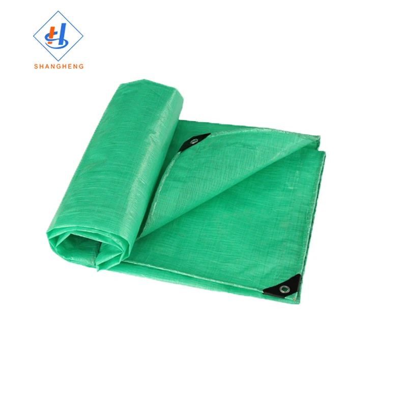 2 X 2 M Green Tarpaulin Waterproof Furniture Caravan Cover Sheet New Waterproof Eyelets Tarpaulin