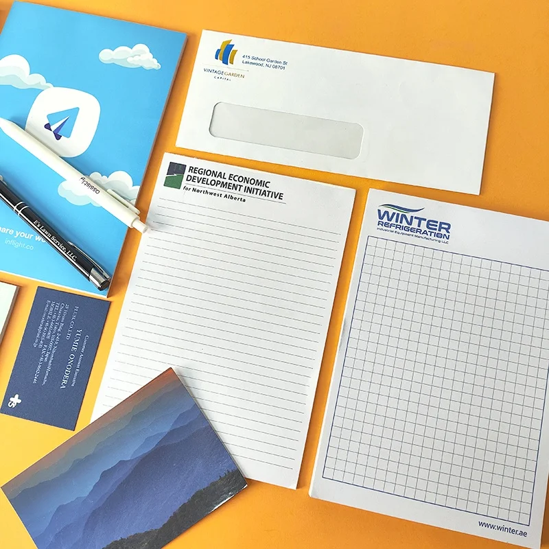 Office Custom Personalized  LOGO Pen custom for gift set  office supplies Notepad To do list for company