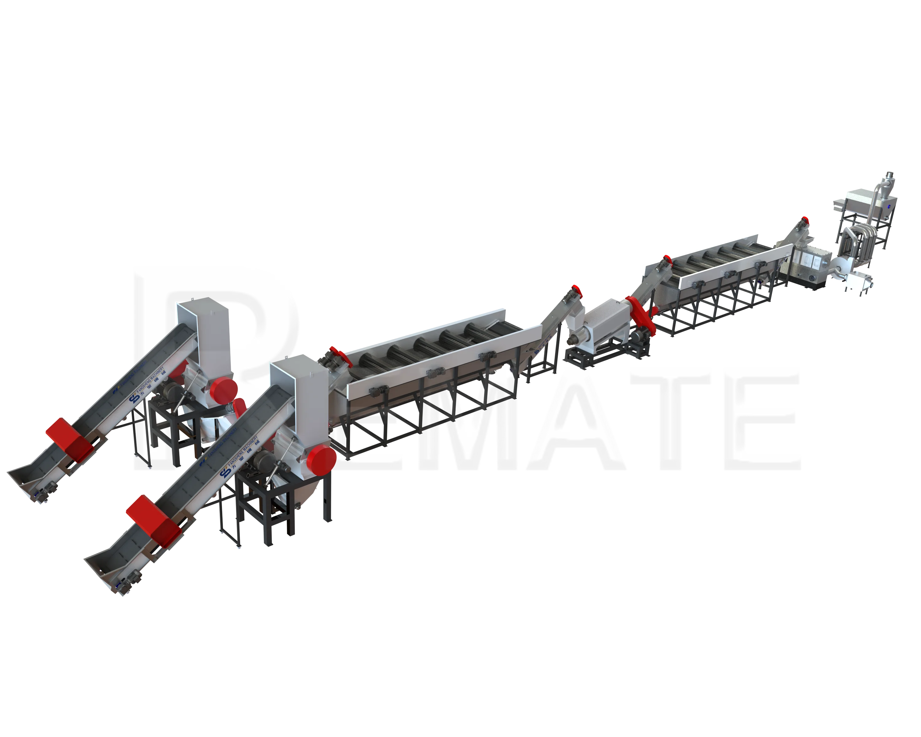 Polyethylene recycling machine polypropylene washing line plastic product recycling