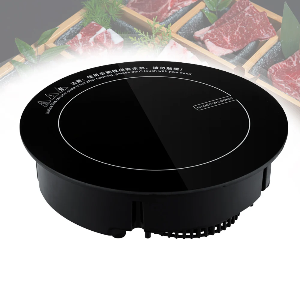 Zhuoyue 288X kitchen kompor listrik induction plate electric hot plate 3000w 3500w 8kw 2000w concave induction noodle cooker