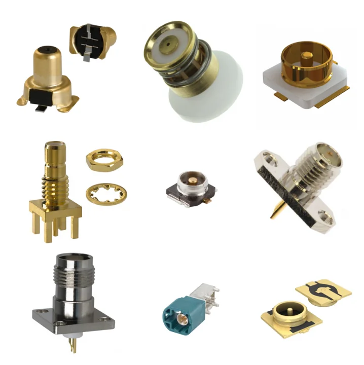 131-3711-301 CONN SMB JACK R/A 50 OHM поверхностное крепление правый угол оснастки на 4 ГГц