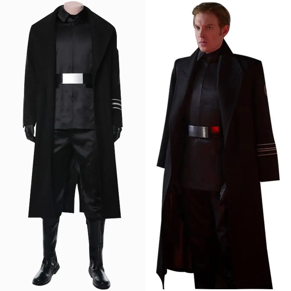 StarCosplay Wars 9:The Rise of Skywalker Armitage Hux Cosplay Costume Halloween Carnival Costumes Men Top Pants Cloak Belt Jedi