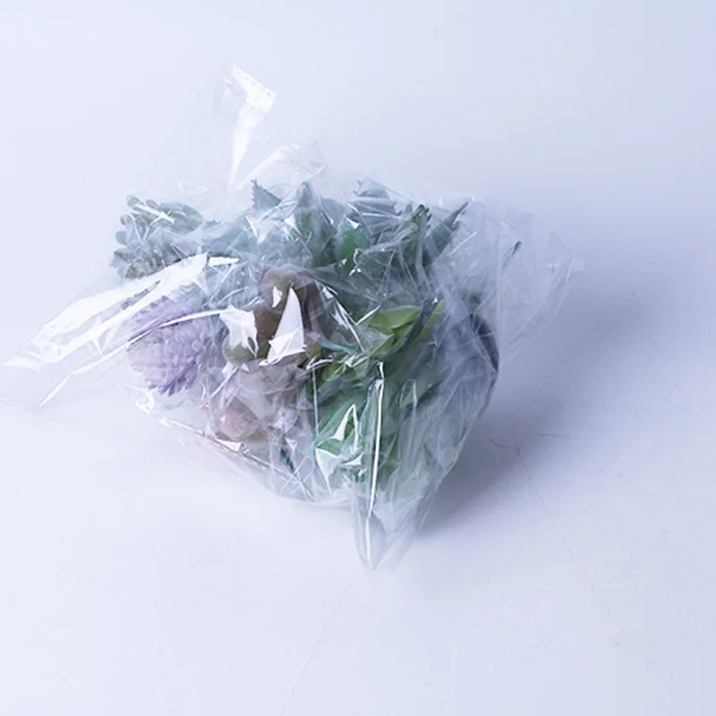 18PCS Green Color Assorted Mini Artificial Succulent Plants Set for Wall Creative DIY Small Succulents Artificial Unpotted