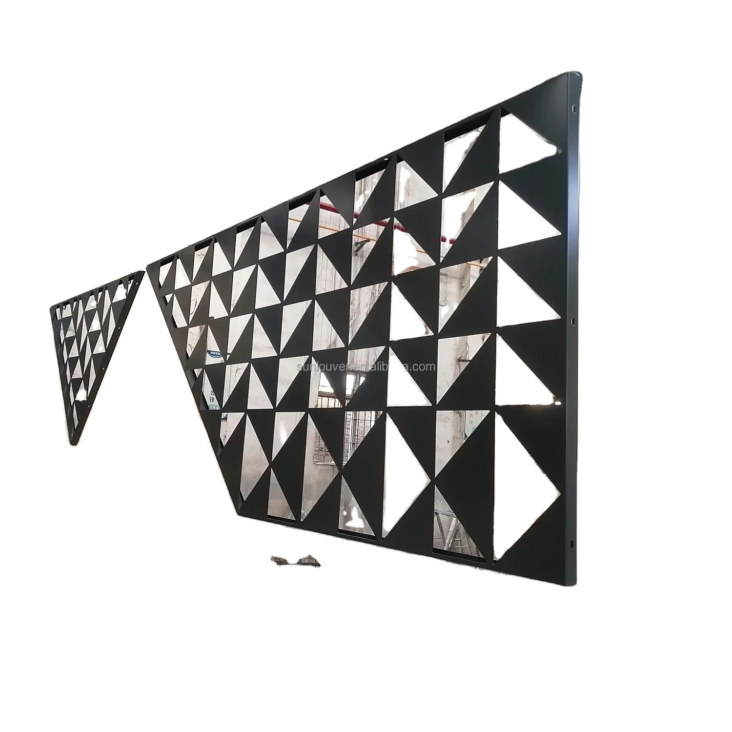 Modern perforated metal sheet fence Customized Decorative Outdoor Metal Fence