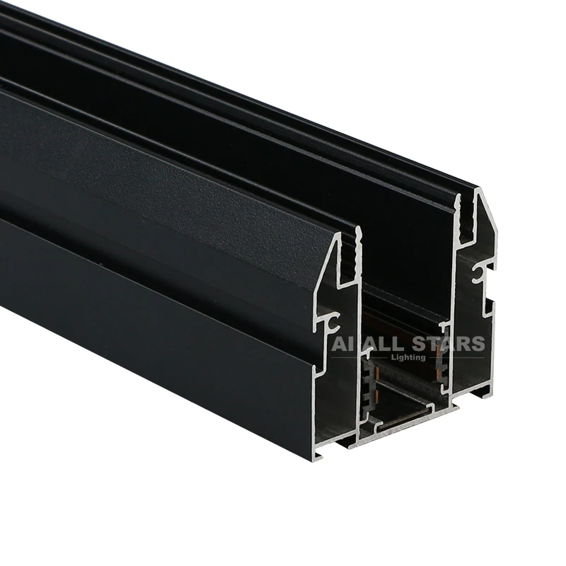 48V Magnetic Track Light Tuya Zigbee Smart Control Dimmable Magnetic Track Lights System Rail Track For Stretch Ceiling Profile