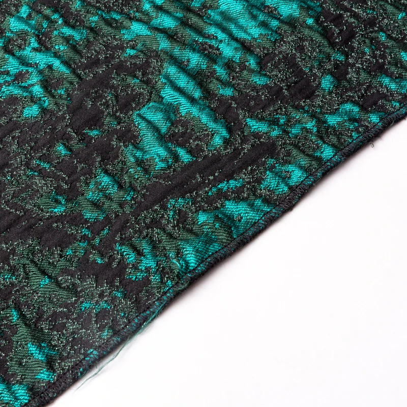 Оптовая продажа производство KEER TDJG354NA наиболее рекомендуемый продукт оригинальный узор металлический полиэстер тканая жаккардовая ткань для