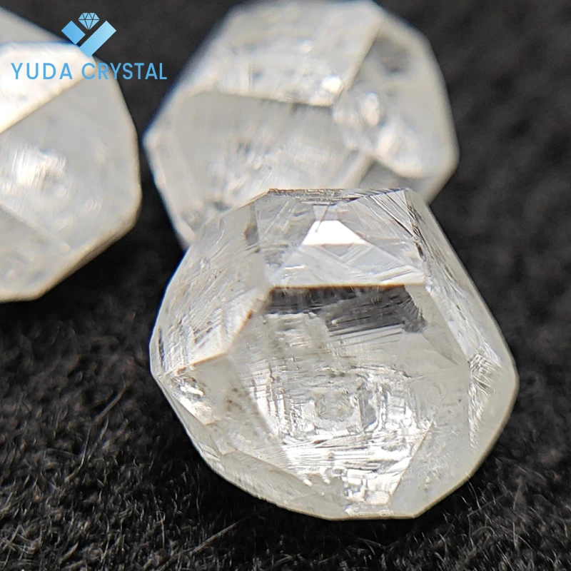 Hpht Vvs White Rough Synthetic Diamonds Lab Grown Diamond Excellent Cut