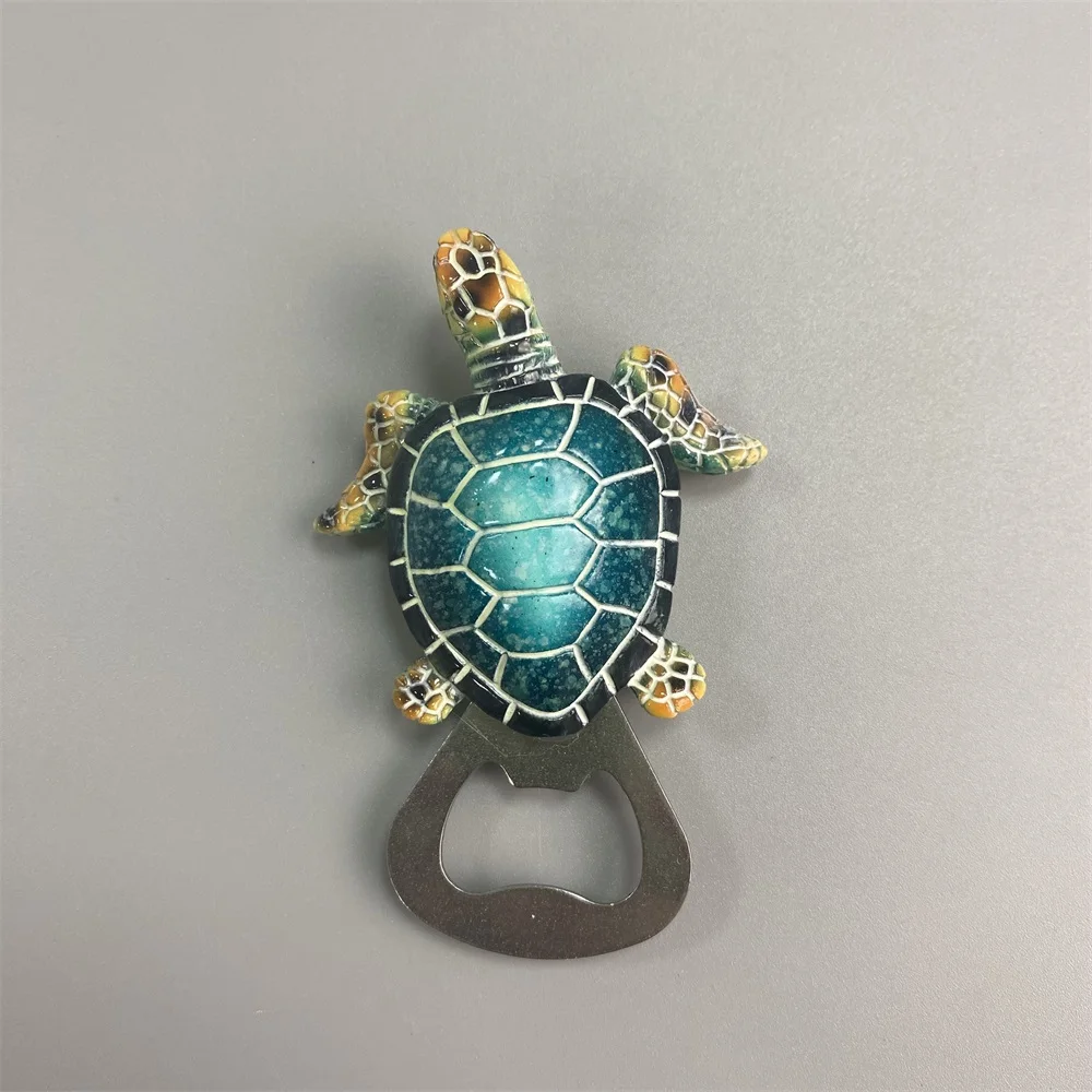 Customized Turtle  Refrigerator Magnets Opener  Tourist Souvenir 3D Fridge Magnet