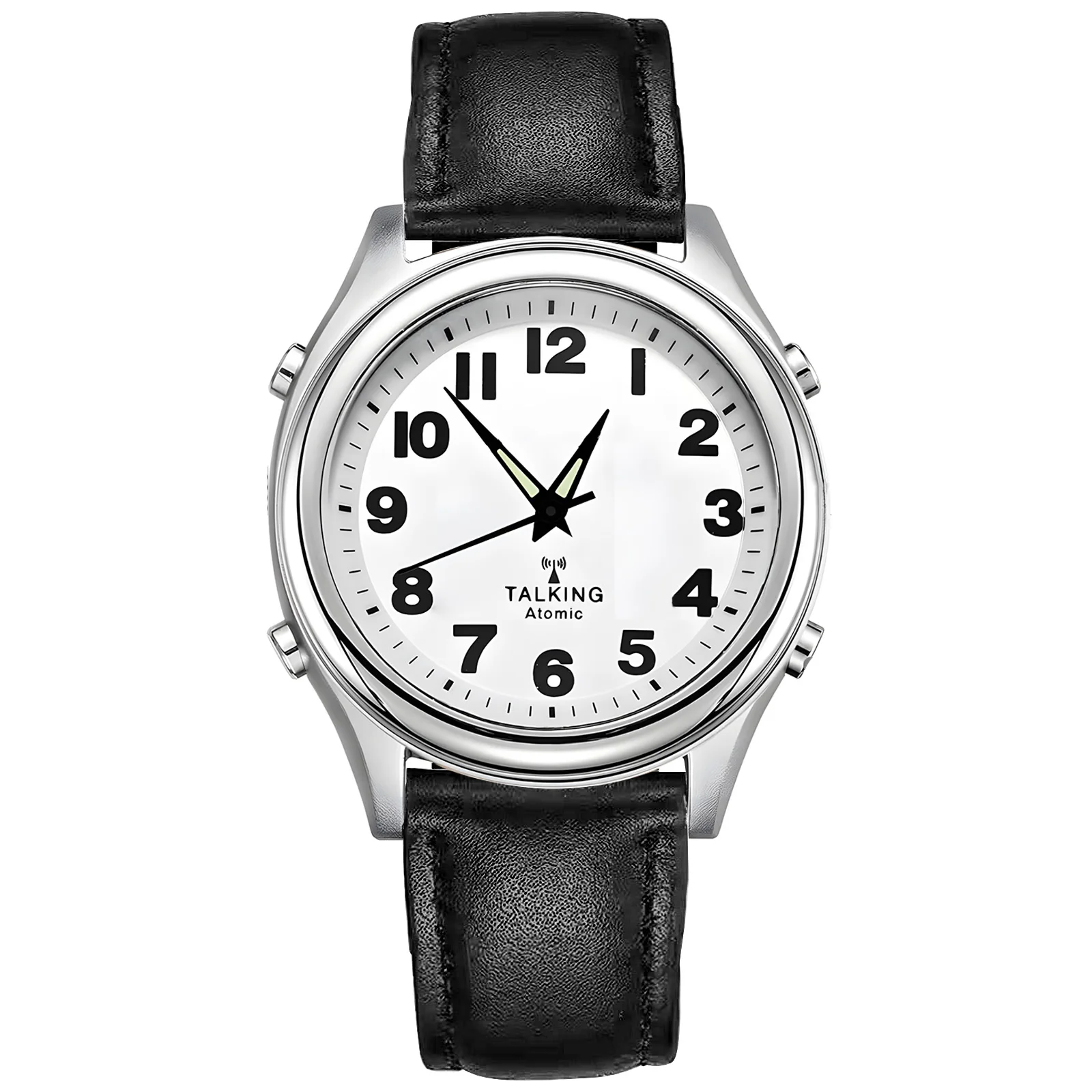 Hot selling Atomic American English  Radio controlled Talking Watch with 4 button for Visually impaired, Elderly or Blind