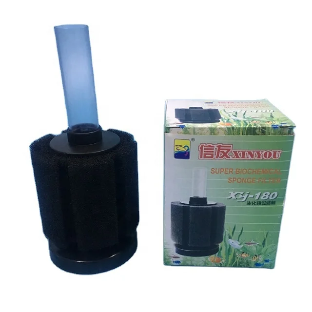 XY-180 XY180 Wholesale Aquariums & Accessories Koi XINYOU Customized Plastic XY 180 Water Fish Tank Sponge Filter