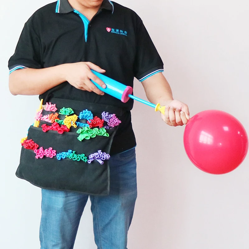 Clown magic balloon Street balloon selling tool bag performance Multi - function apron balloons