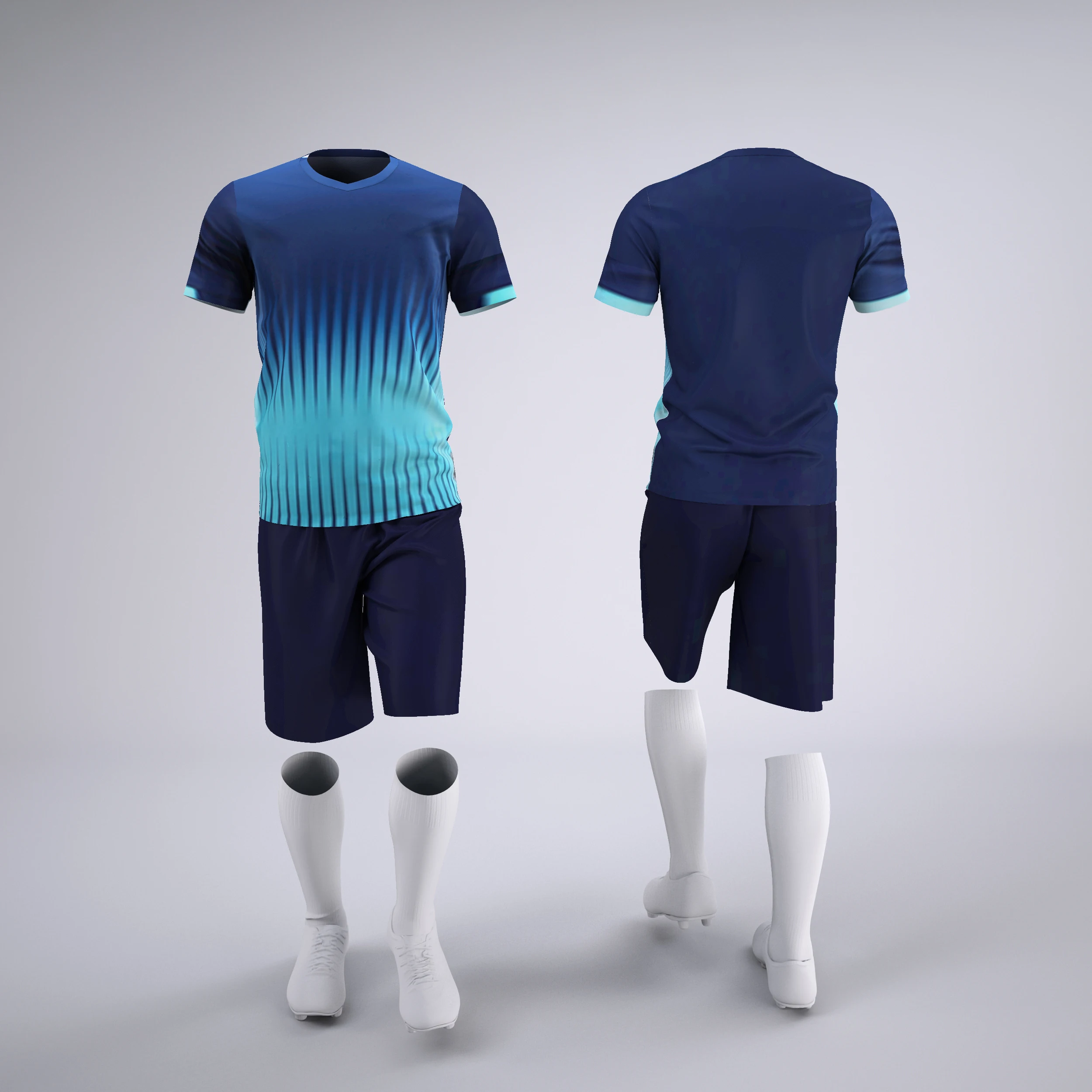 Custom Men Retro Soccer Wear For  Kit Jersey Set Football Uniform Club Soccer Uniforms