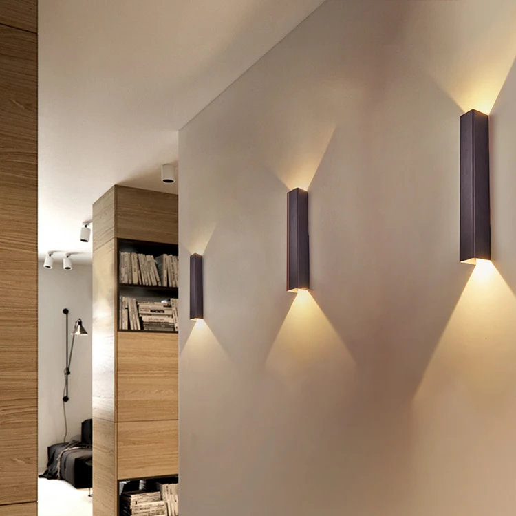 Простой прикроватный современный светодиодный настенный светильник золотого и бронзового цвета для спальни, гостиницы, коридора