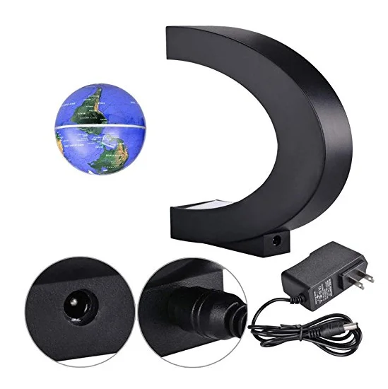 Dipper Blue Levitation Anti Gravity  Magnetic Floating globe ,LED Light For Children Gift Home Office Desk Decoration