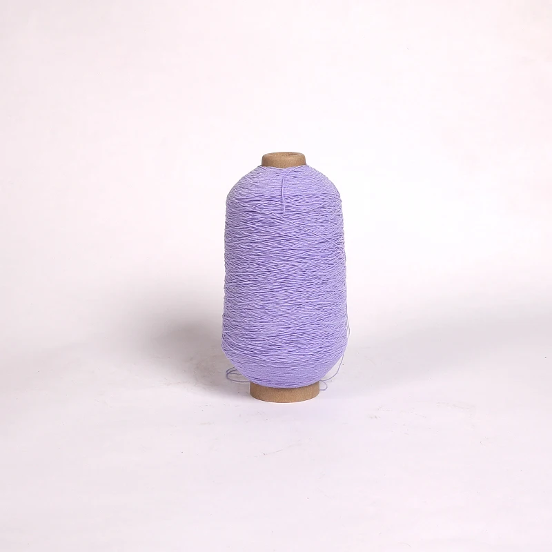 1407575 High elastic polyester covered double thread lycra spandex polyester thread yarn for socks