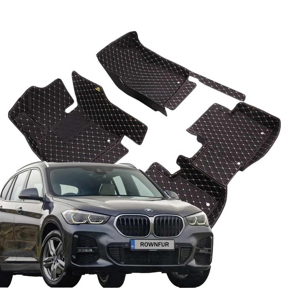 3D Customized Waterproof Leather Anti-slip Car Floor Mats for Kia / toyota/honda/bmw