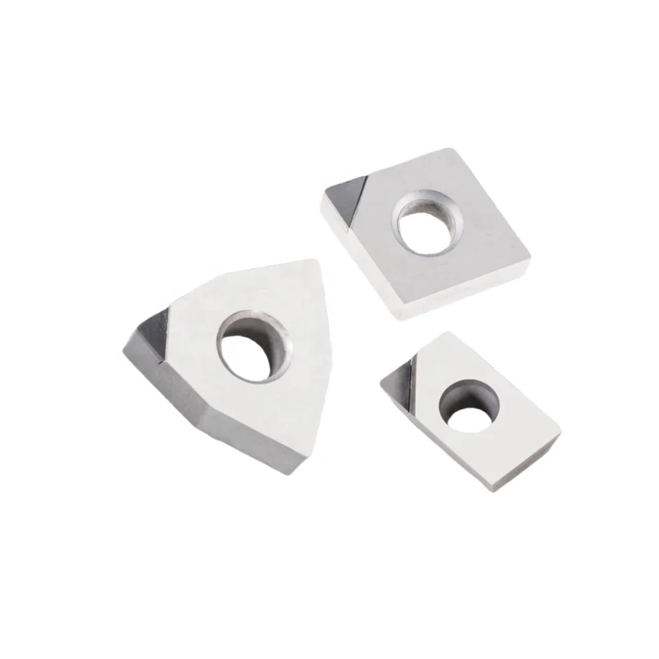 PCD Inserts for Aluminum and Copper Processing CNC Diamond PCD Tipped Cutter CBN Turning Tools Inserts
