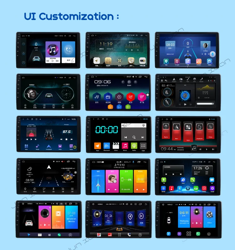 2.5D HD Android 9.0 Car radio Multimedia head unit car player navigation For Hyundai Tucson 2006-2013 GPS