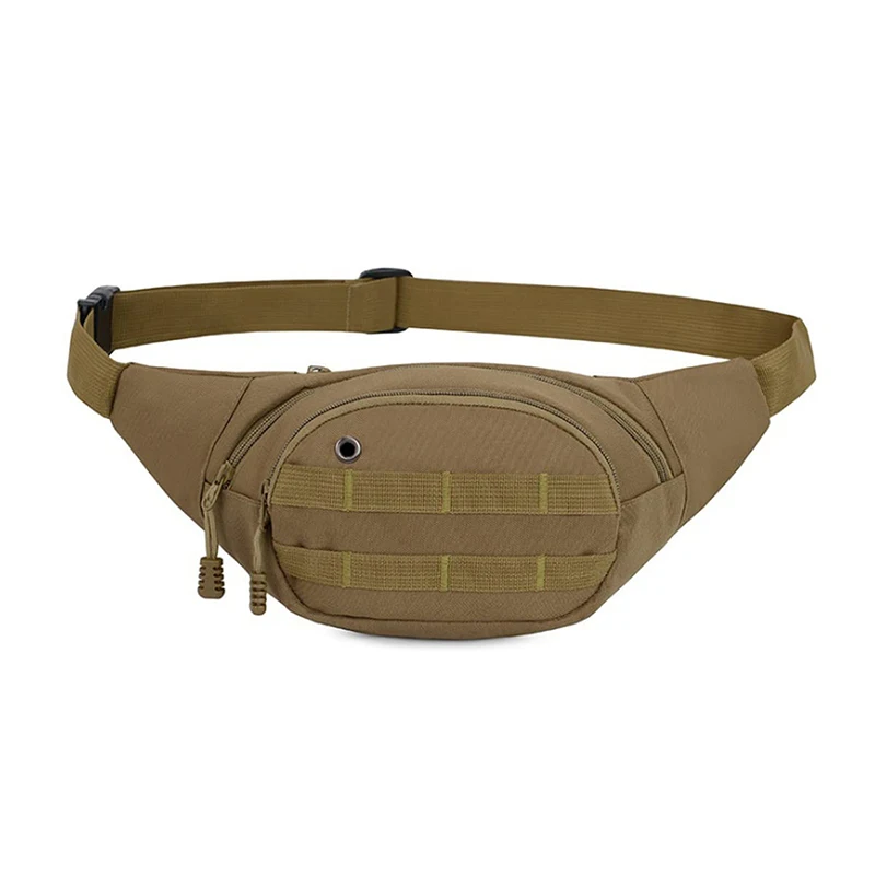 Tactical Waist Bag 900D Nylon Oxford Water-Resistant Outdoor EDC Fanny Pack Utility Waist Pouch Outdoor Bumbag