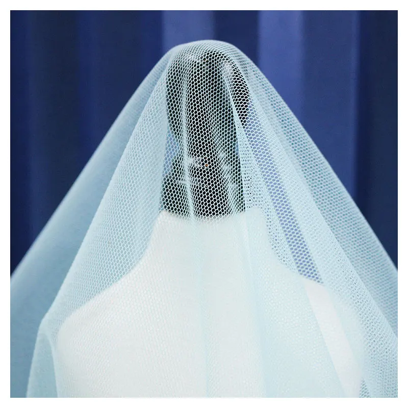Guaranteed Breathable Shrink Resistant Tulle Bolt Mesh 100% Polyester Tulle Fabric For Lining