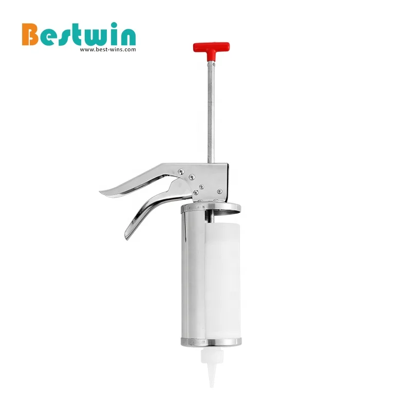 Fast Food Hot Dog Hamburger Stainless Steel Mayonnaise Ketchup Tomato Chili Sauce Dispenser Gun