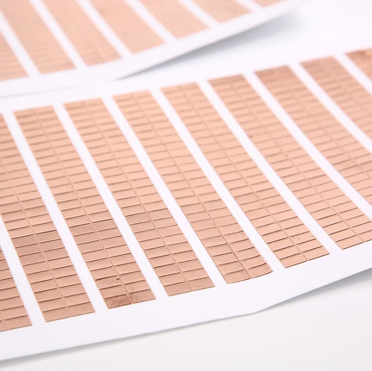 Die-cut single and double conductive tape use for anti-interference masking copper foil tape