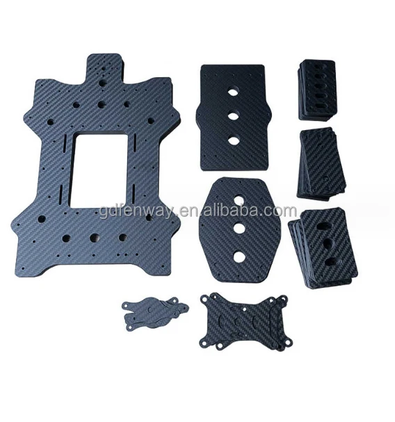 T300 T700 3k twill matte carbon fiber cnc plates service machining parts for road bike chain ring wheel products