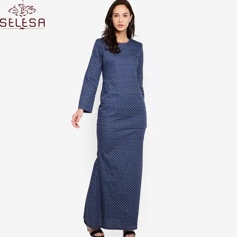 New Beautiful Kurta Kebaya Indonesian Muslim Clothing With Baju Kurung Women