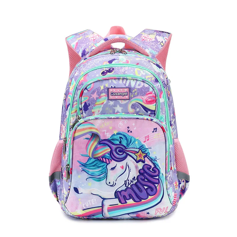 Wholesale Dinosaur Schoolbag for boys elementary school Ultra light Spine Guard schoolbag for kids Unicorn schoolbag for girls