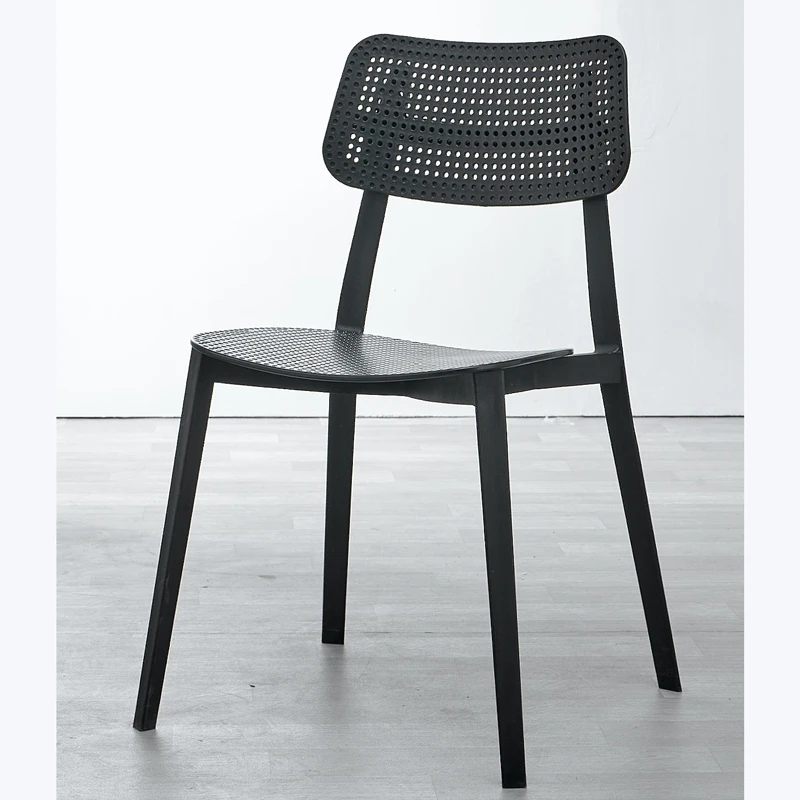 
New Design Modern Pp Outdoor Restaurant Chair Stackable Full Plastic Chair Dining Room Home Furniture Strength Factory 50 Pcs 