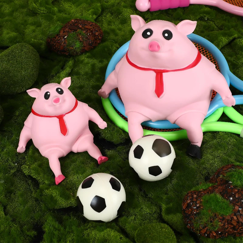 Cute New Novelty Design tpr Squeeze Fidgets Sensory Anti Stress Squish Pig toy Cute Squishy Pig for Kids and Adult