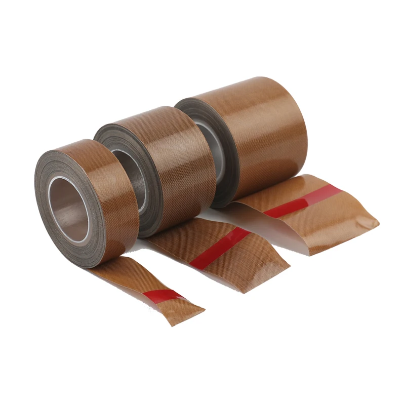 Heat Resistant PTFE Fiberglass Cloth Tape PTFE Coated Glass Adhesive Tapes