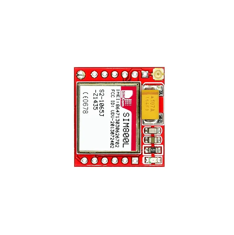 Наименьший SIM800L GPRS GSM модуль Micro Sim карта основная плата четырехдиапазонный TTL последовательный порт с