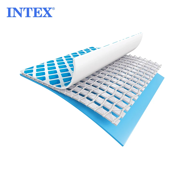 INTEX 26364 24FT Large fast set rectangular steel frame pool Indoor garden swimming pool outdoor above ground ultra frame pool