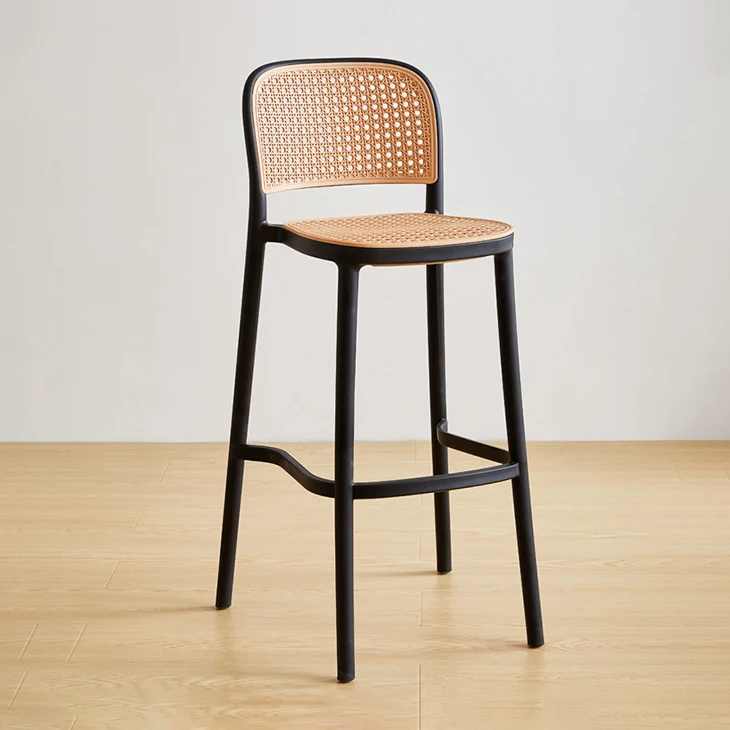 Hot selling Tianjin Manufacture Leisure Metal Steel Legs Black Dine Chair for Living Room