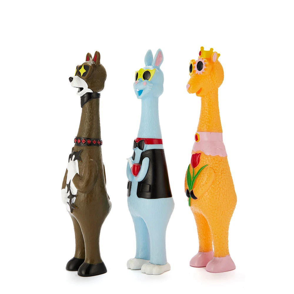 2021 funny design PVC dog squeaky chicken toy  dog toys vinyl animal toys for dogs