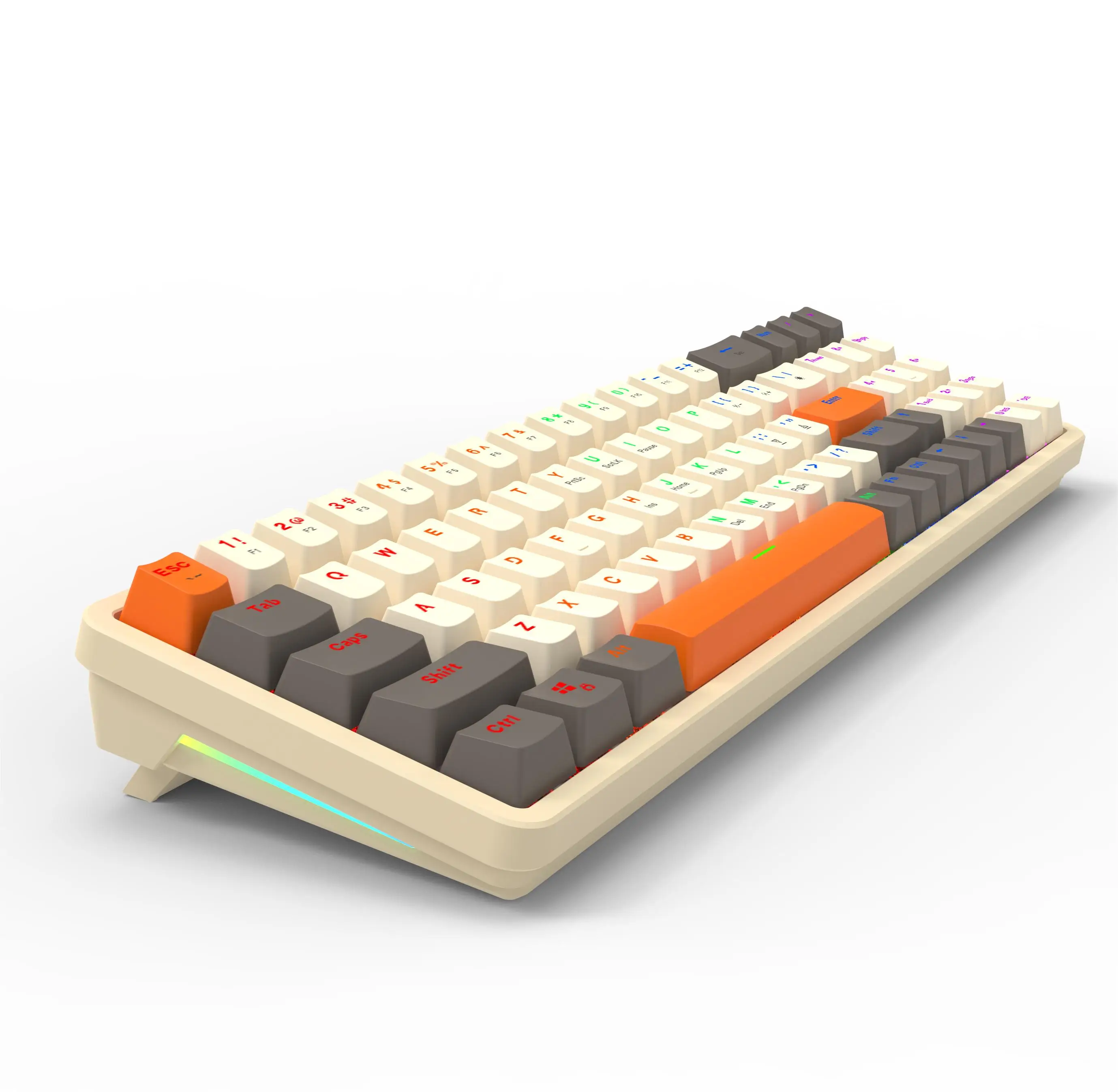 Factory Mechanical Gaming Keyboard ABS Keycaps Rgb Rainbow Backlit